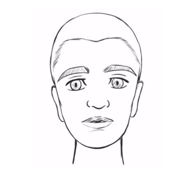 Cómo DIBUJAR UNA CARA fácil PASO A PASO