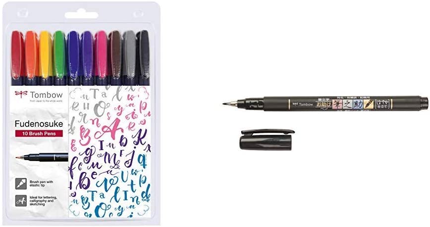 tombow rotuladores finos 10 colores