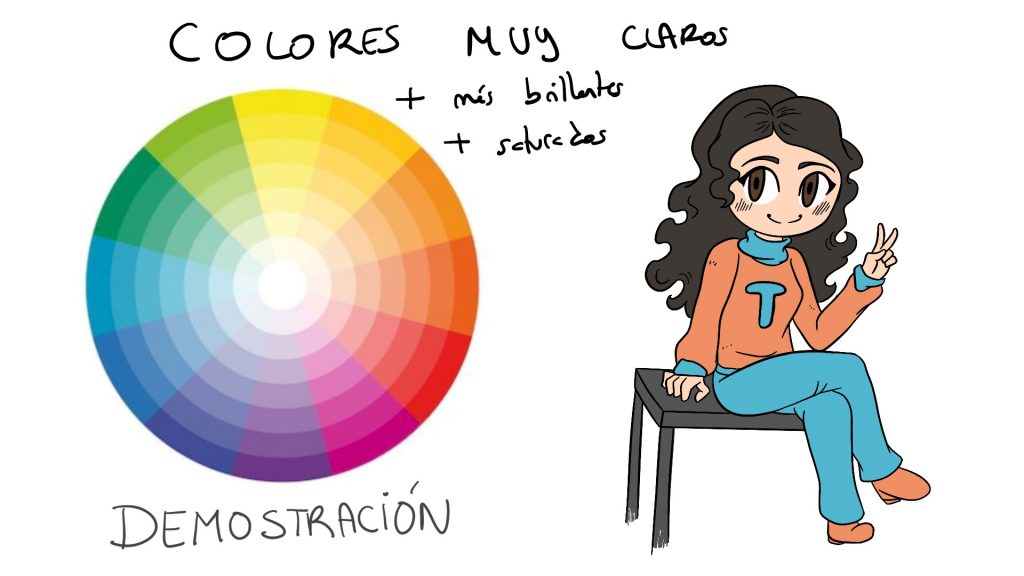 colores muy claros