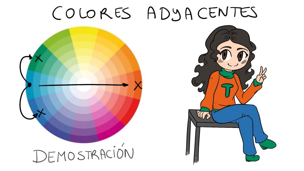 colores adyacentes