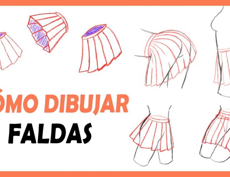 Cómo DIBUJAR FALDAS de anime 💥