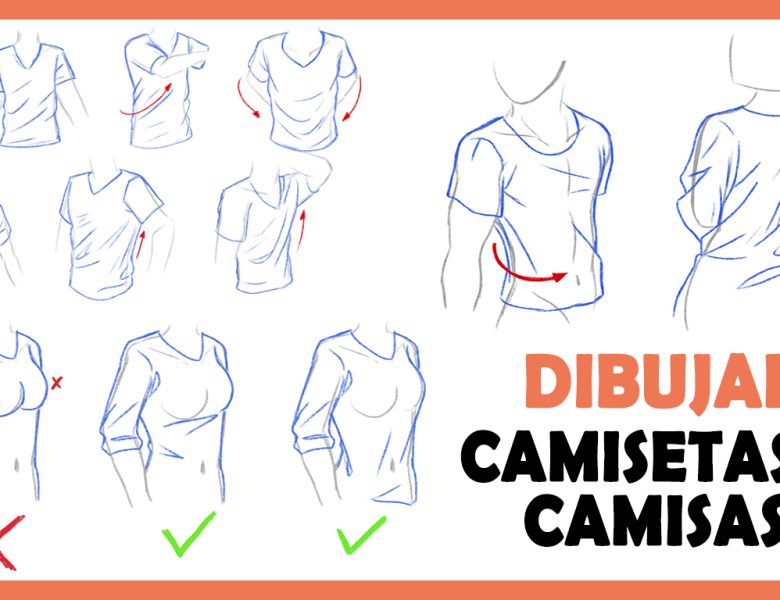 🌻 Cómo DIBUJAR ROPA anime 🌻 Manga ARRUGAS CAMISA paso a paso