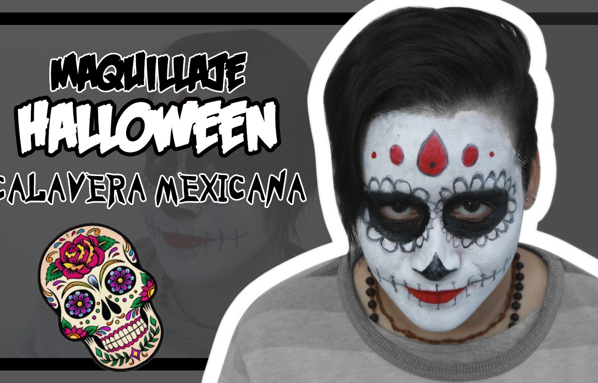 TUTORIAL de maquillaje para HALLOWEEN fáciles 💀🌸 CALAVERA MEXICANA maquillaje