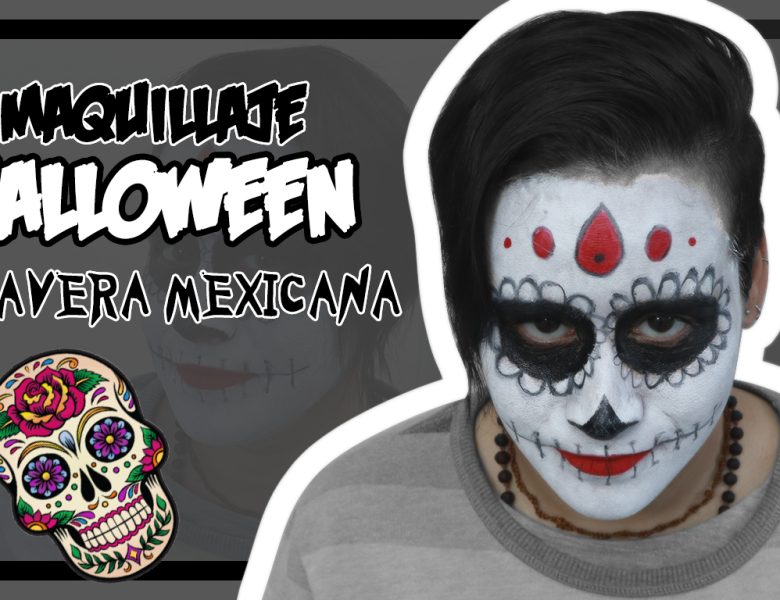 TUTORIAL de maquillaje para HALLOWEEN fáciles 💀🌸 CALAVERA MEXICANA maquillaje