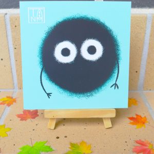 Ilustración Susuwatari – bola negra