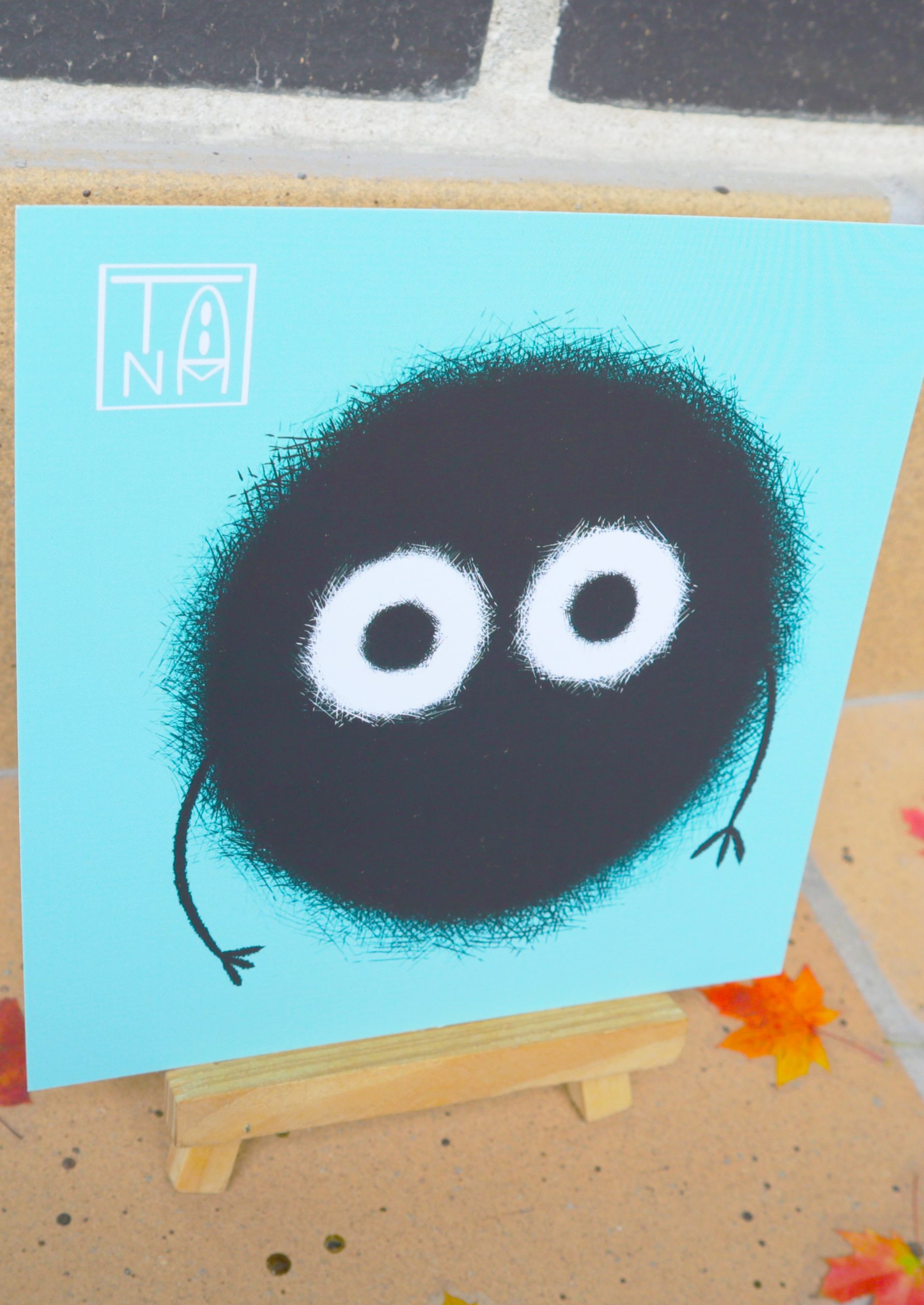 Ilustración Susuwatari – bola negra - Imagen 2