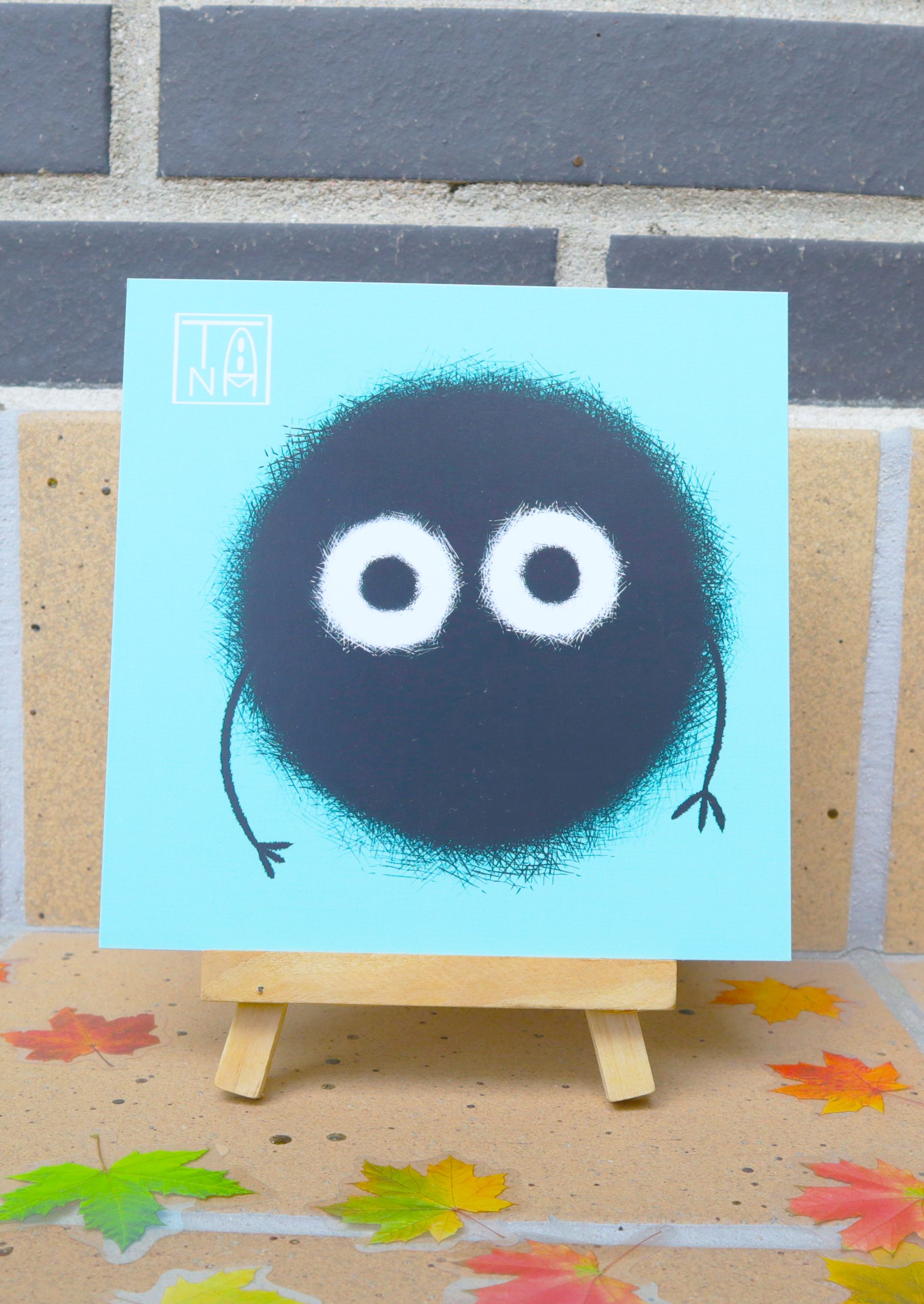 Ilustración Susuwatari – bola negra - Imagen 4