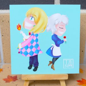 Ilustración Castillo Ambulante – Howl y Sophie