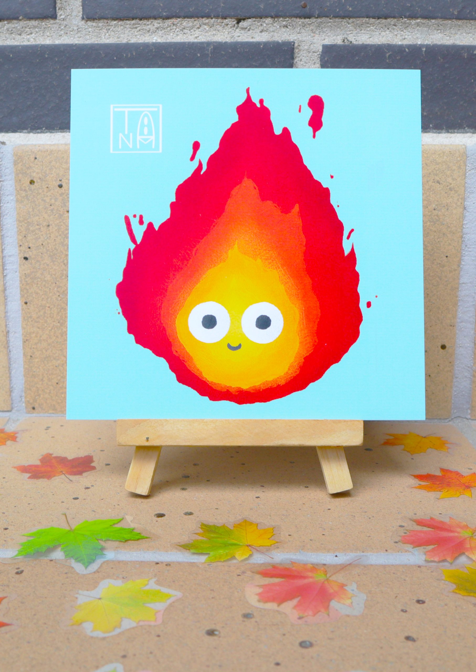 Ilustración de Fuego - Castillo Ambulante GHIBLI - Imagen 5