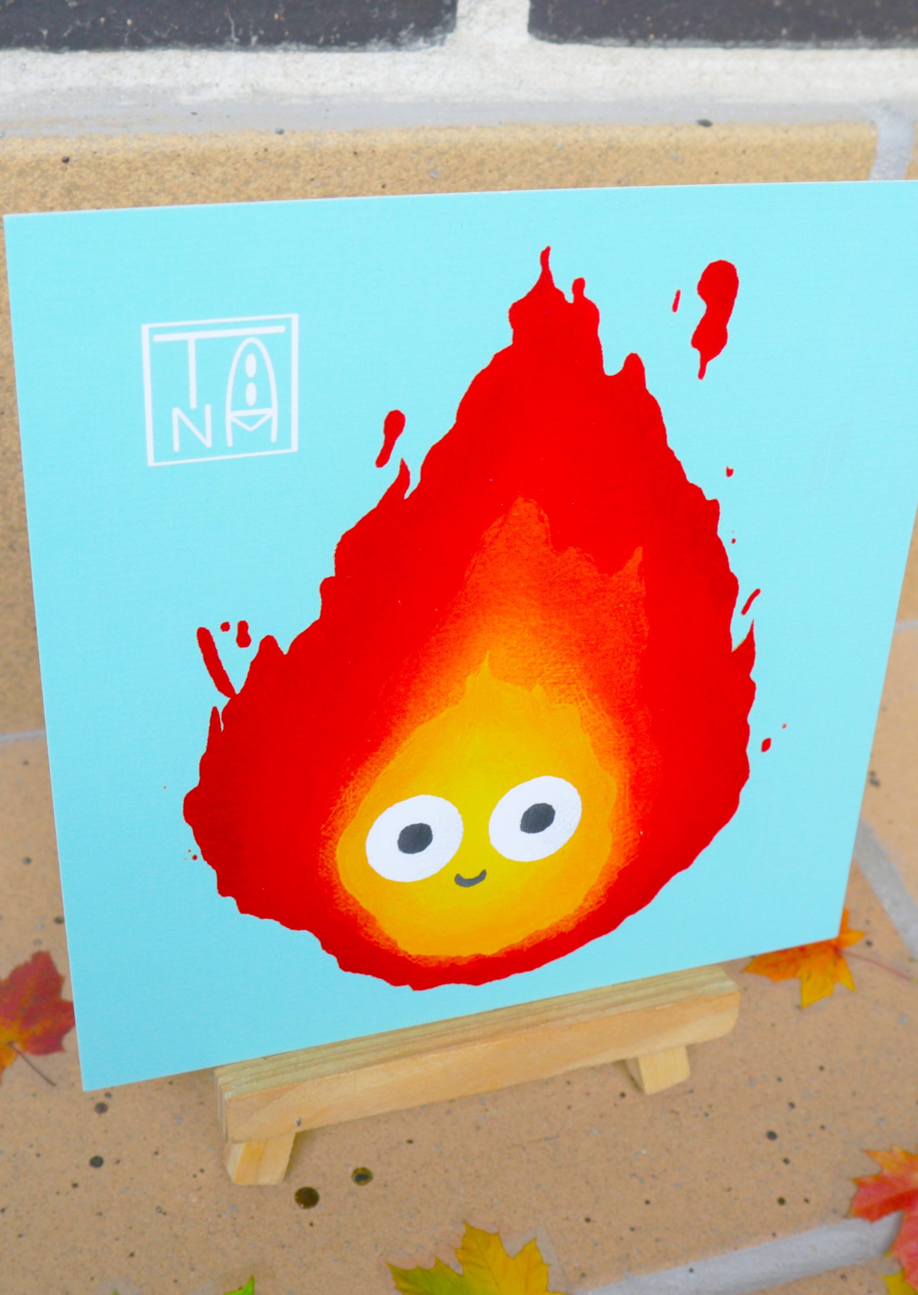 Ilustración de Fuego - Castillo Ambulante GHIBLI - Imagen 2