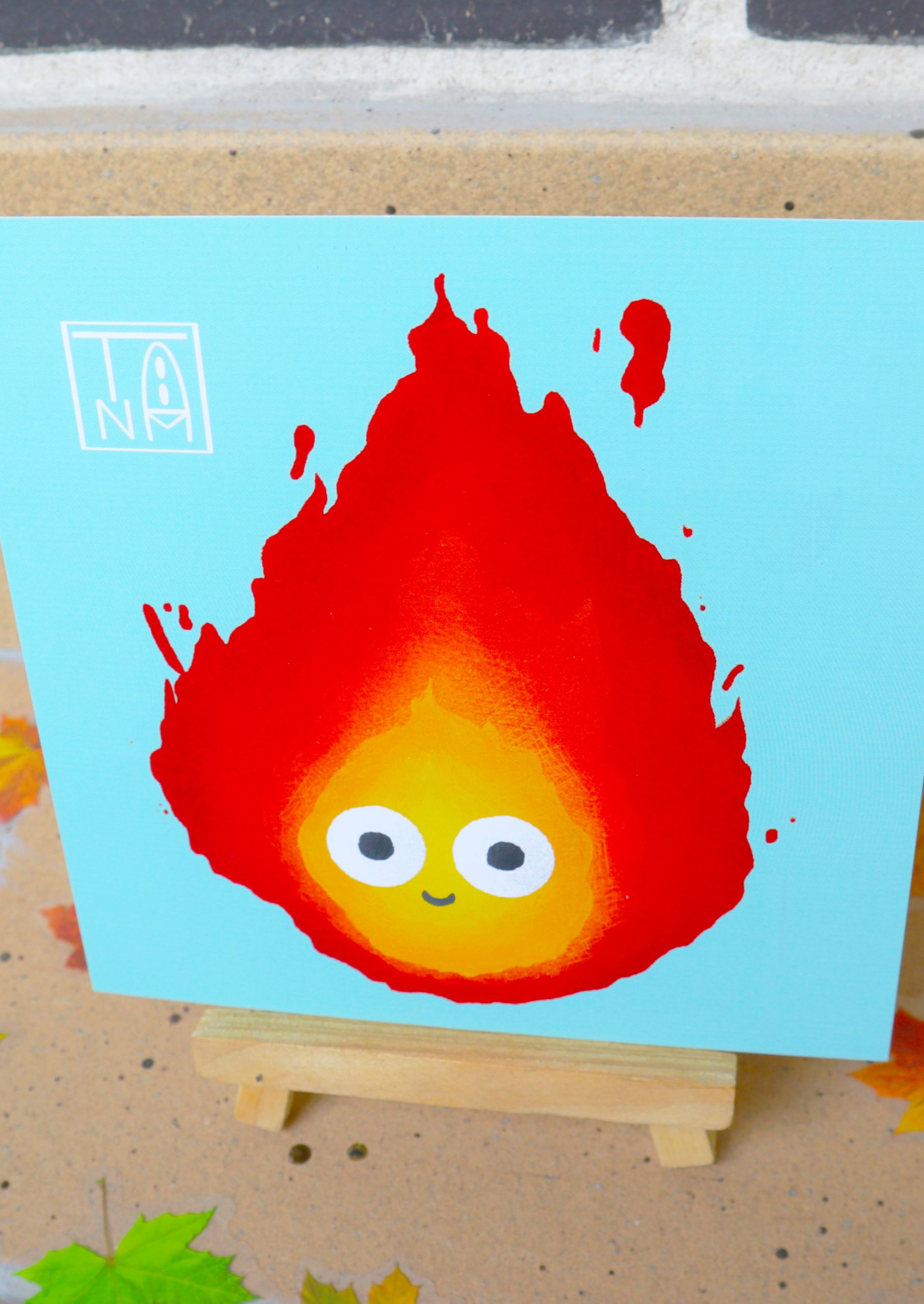 Ilustración de Fuego - Castillo Ambulante GHIBLI - Imagen 3