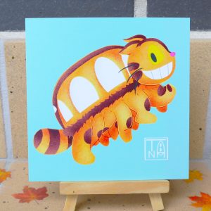 Ilustración GatoBus – Mi Vecino Totoro GHIBLI