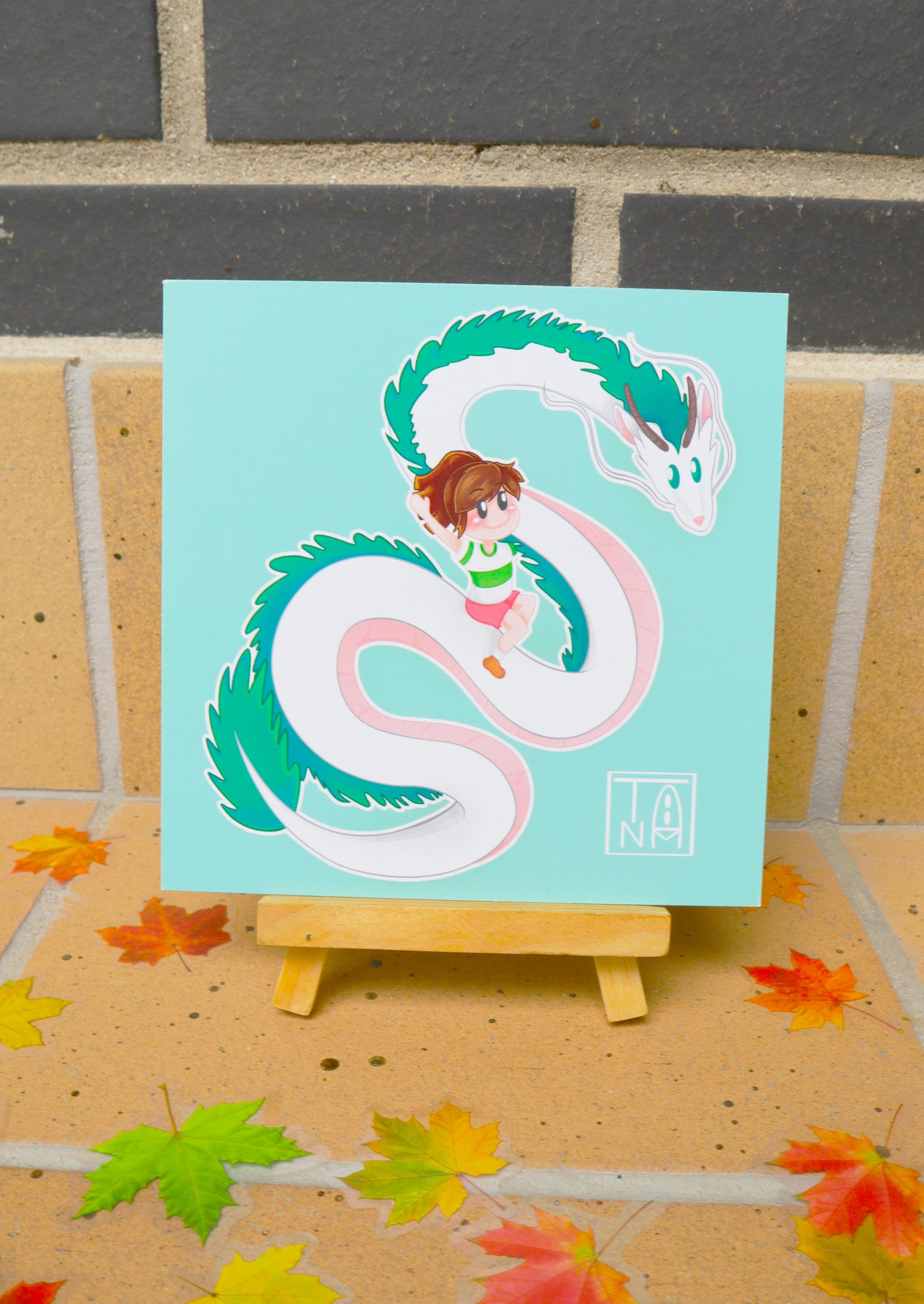 Ilustración Haku – El Viaje de Chihiro