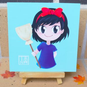 Ilustración Kiki - Studio Ghibli