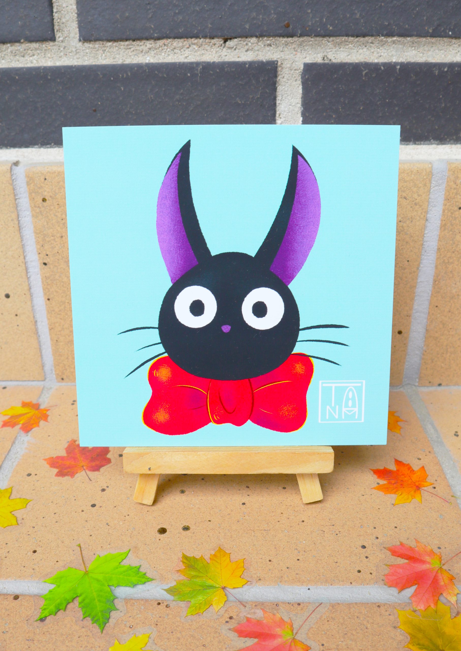 Ilustración Jiji Cat – Studio Ghibli