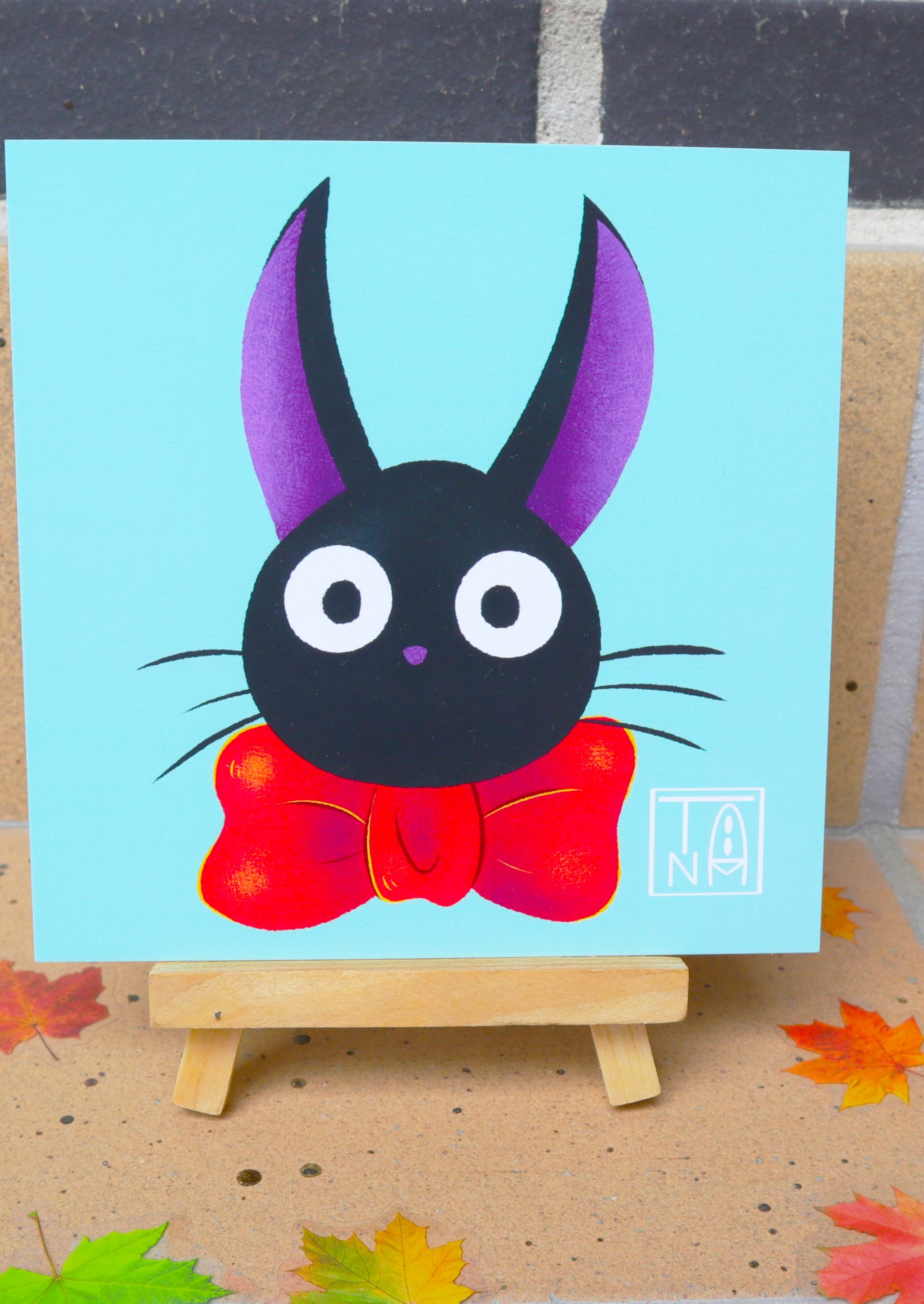 Ilustración Jiji Cat – Studio Ghibli - Imagen 2