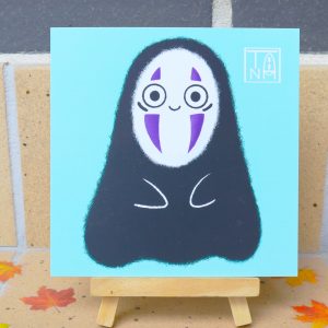 Ilustración Sin Rostro – El Viaje de Chihiro