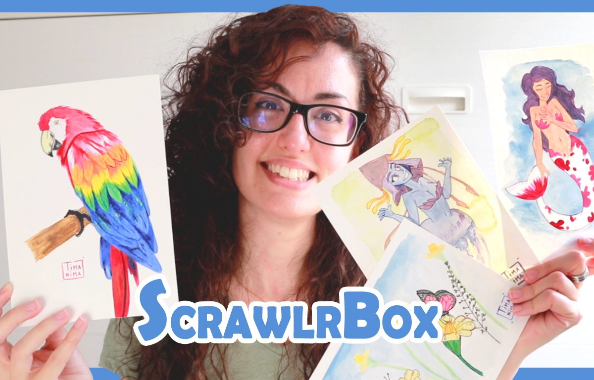 SCRAWLRBOX español | Unboxing CAJA de ARTE SOPRESA