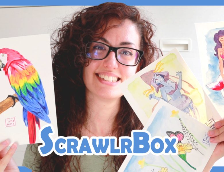 SCRAWLRBOX español | Unboxing CAJA de ARTE SOPRESA