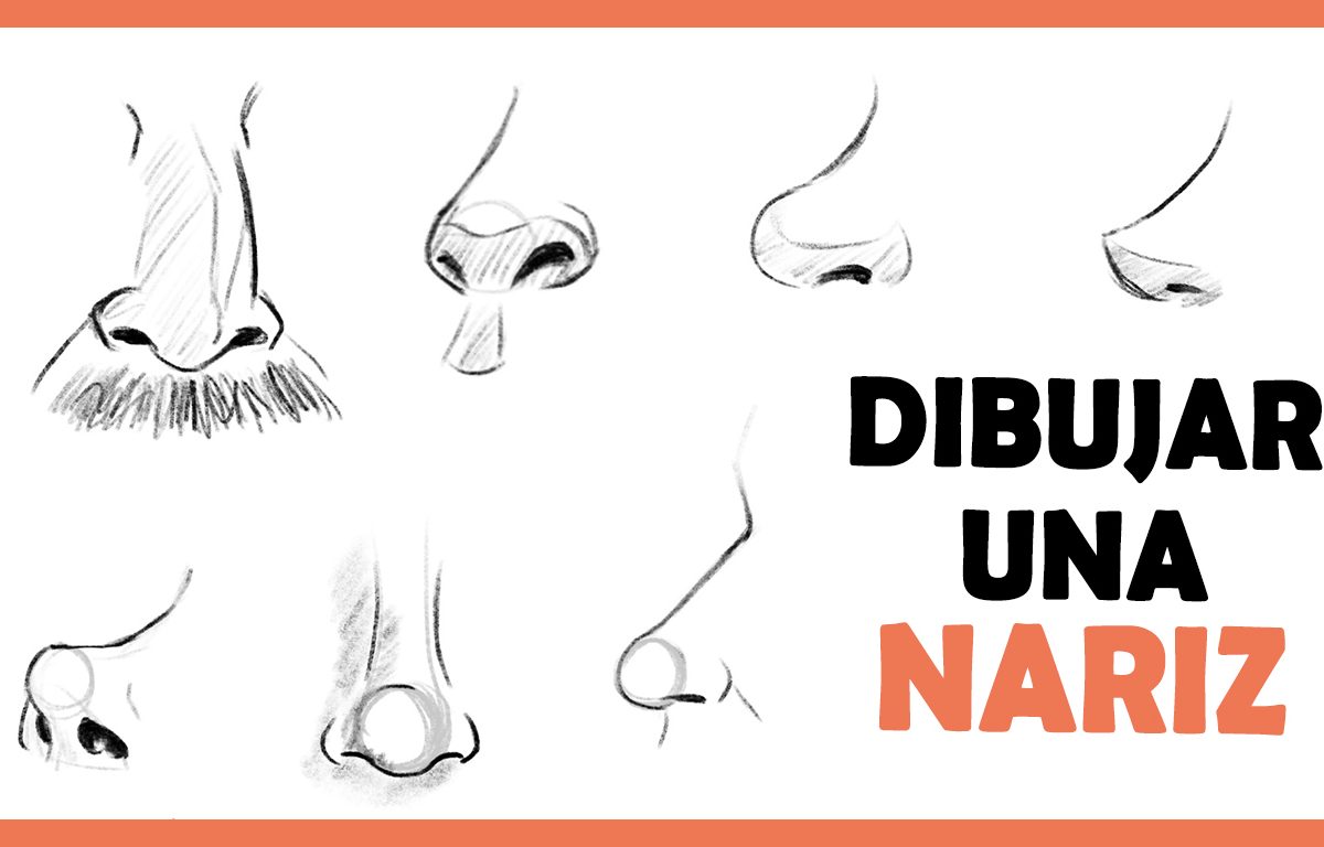 Cómo DIBUJAR UNA NARIZ paso a paso fácil ✏ NARIZ PARA DIBUJAR 👃